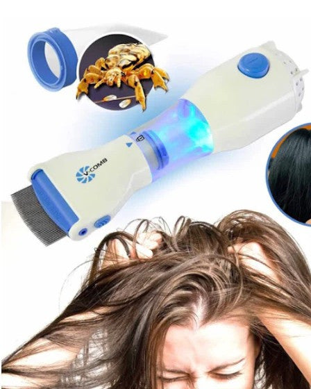 Pieptene aspirator impotriva paduchilor si parazitilor, V-Comb