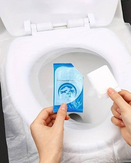 Set 100 protectii igienice pentru colac de toaleta