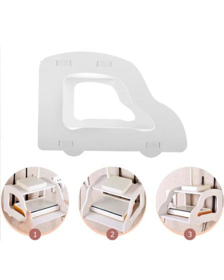 Suport cu 2 compartimente de perete pentru router sau alte obiecte