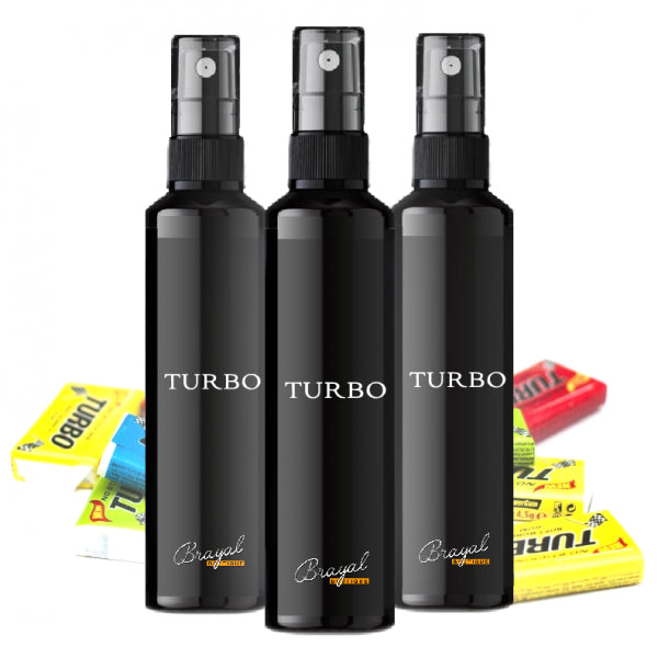 3 X PARFUM COMERCIAL DE PRESTIGIU INTERNATIONAL, TURBO, 50 ML
