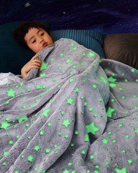 Patura copii luminoasa, fosforescenta, 90 x 180 cm