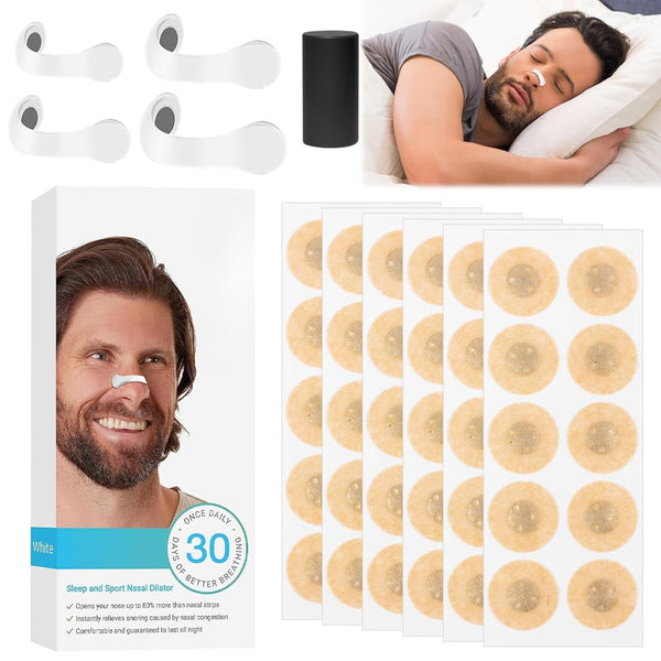 Benzi nazale magnetice antisforait, 30 bucati