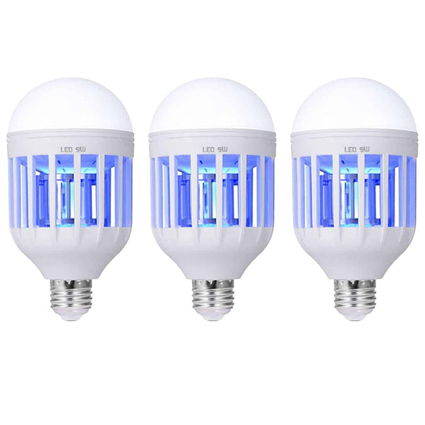 Set 3 x Bec antiinsecte, lampa UV impotriva tantarilor