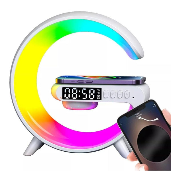 Lampa RGB, Boxa Bluetooth, Statie de incarcare Wireless