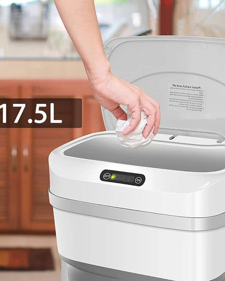 Cos de gunoi inteligent, cu senzor de miscare, pliabil