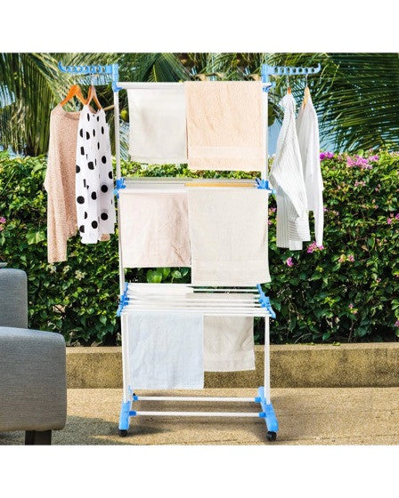 Uscator rufe vertical, pliabil, 3 niveluri, sustinere 40 kg