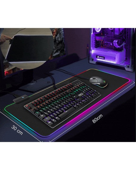 Mousepad cu lumina RGB, gaming 80 cm x 30 cm