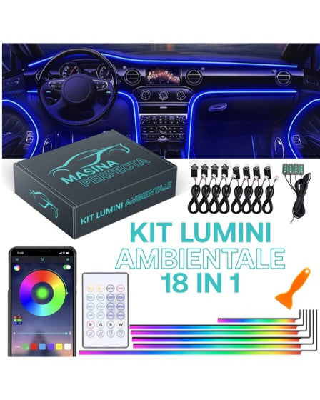 Kit Lumini Ambientale 18 in 1, Universal, Multicolor