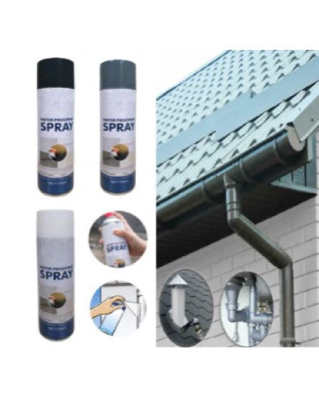 Set 2 x Spray etansare cu pelicula cauciucata, 750 ml ALB NEGRU SAU GRI