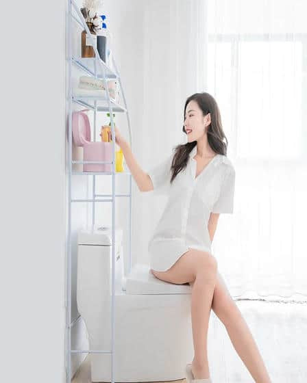 Raft depozitare peste toaleta