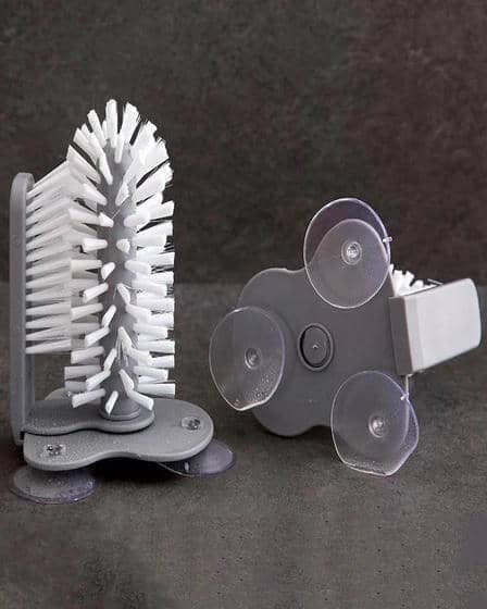 Perie pentru spalat pahare + prelungitor flexibil robinet