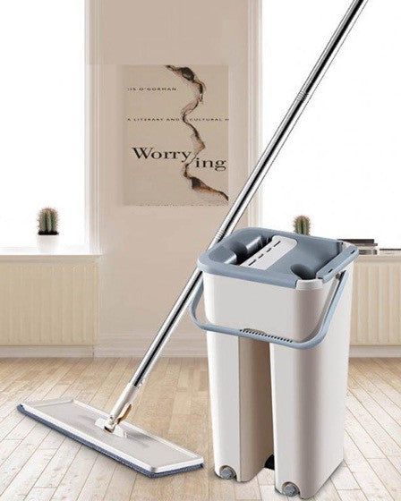 Sistem de curatare Flat Mop, mop pliabil cu galeata
