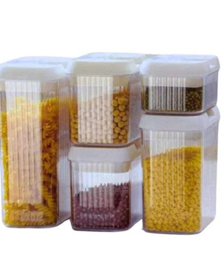 Set 5 recipiente cu inchidere ermetica