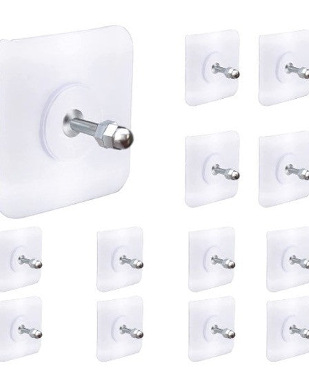 Set 10 carlige autoadezive, ultrarezistente