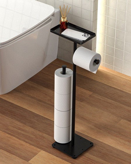 Suport metalic pentru hartia igienica 72 cm, Negru