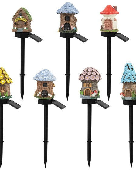 Set 2 x Lampa solara de gradina, 43 cm