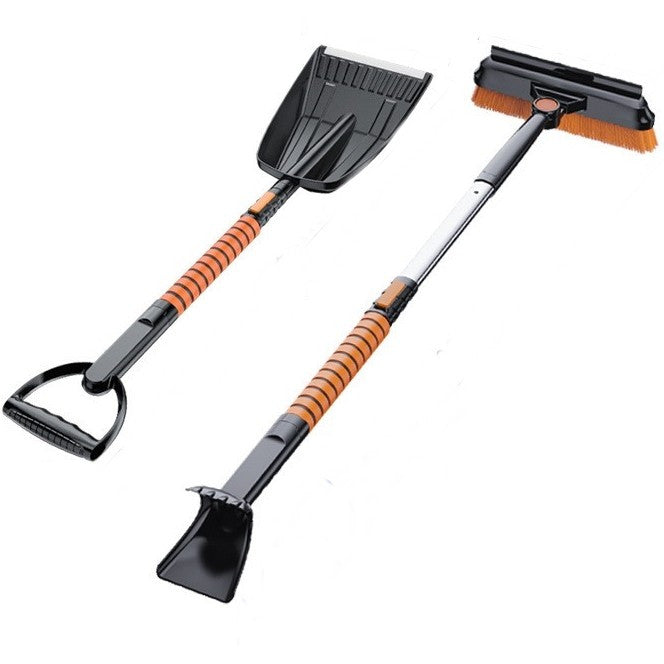 Lopata zapada , 5 in 1, Perie, Racleta, 2 Lopeti, Rotativa, Telescopica, Detasabila, Material Aluminiu si ABS
