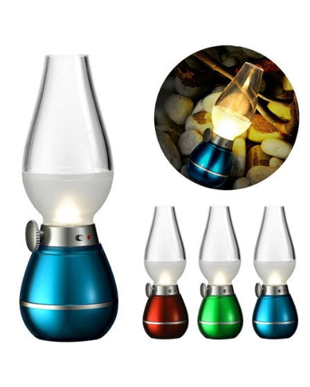 Set 2 x Felinar LED aspect retro cu stingere prin suflare