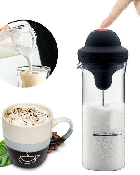 Aparat pentru spumare lapte, Mixer spuma lapte 450 ml