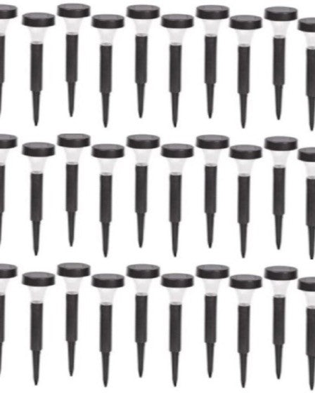 Set 30 lampi solare pentru gradina, IP 44, H 30 cm