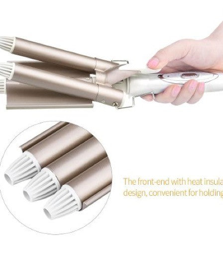 Ondulator de par, 3 tuburi 25 mm, temperatura 170-220 grade Celsius