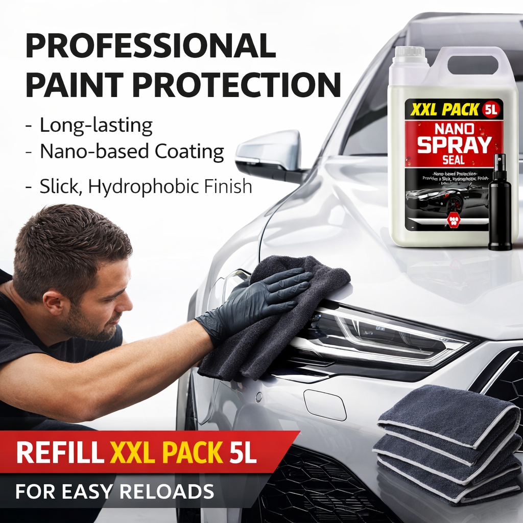 Pachet XXL Nano Spray Seal 5L + Dozator Spray + Laveta de aplicare