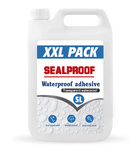 Solutie etansare, lac transparent pentru beton, lemn, pavaj, 5 kg + accesorii pentru aplicare