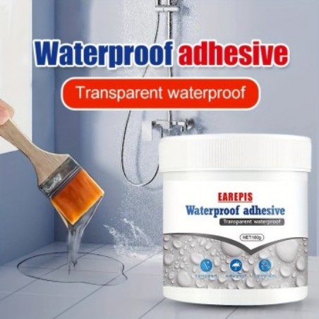 2 x solutie etansare 300 ml + perie aplicare, ideale in sigilarea acoperisurilor, tevilor, peretilor