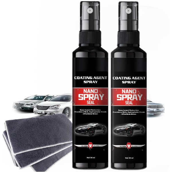 2 x Spray Nano pentru masina cu acoperire rapida, 50 ml